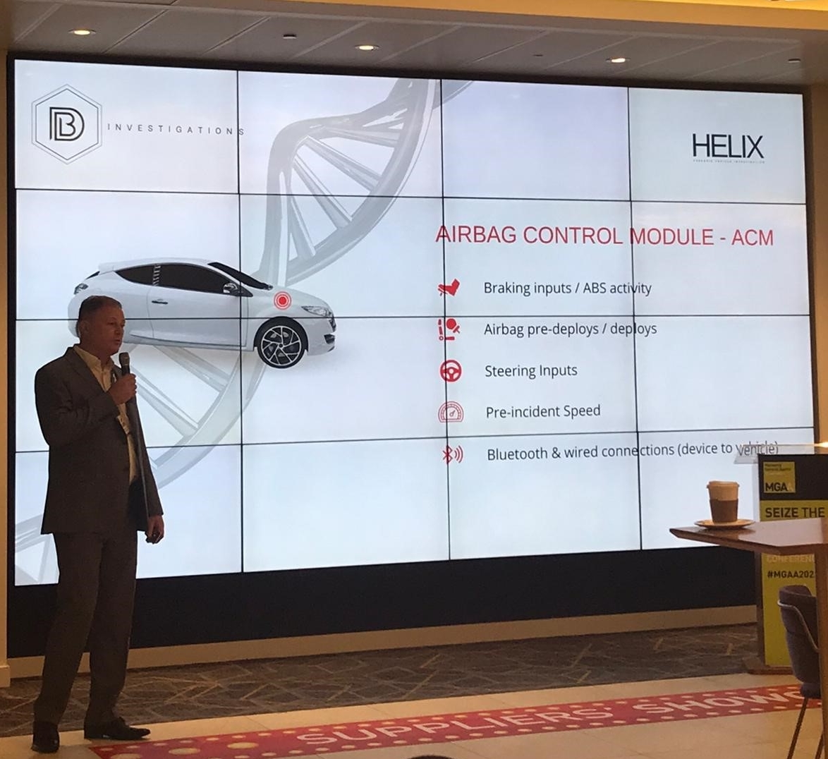 David Booker presents Helix at MGAA conference