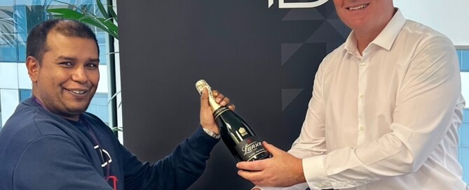 Sal Miah wins champagne at 1st Central Suppliers Day