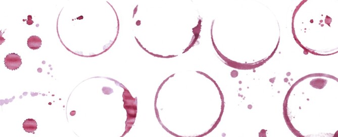Wine glass stains - soft fraud.