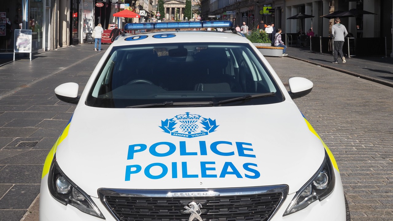 Police car Scotland